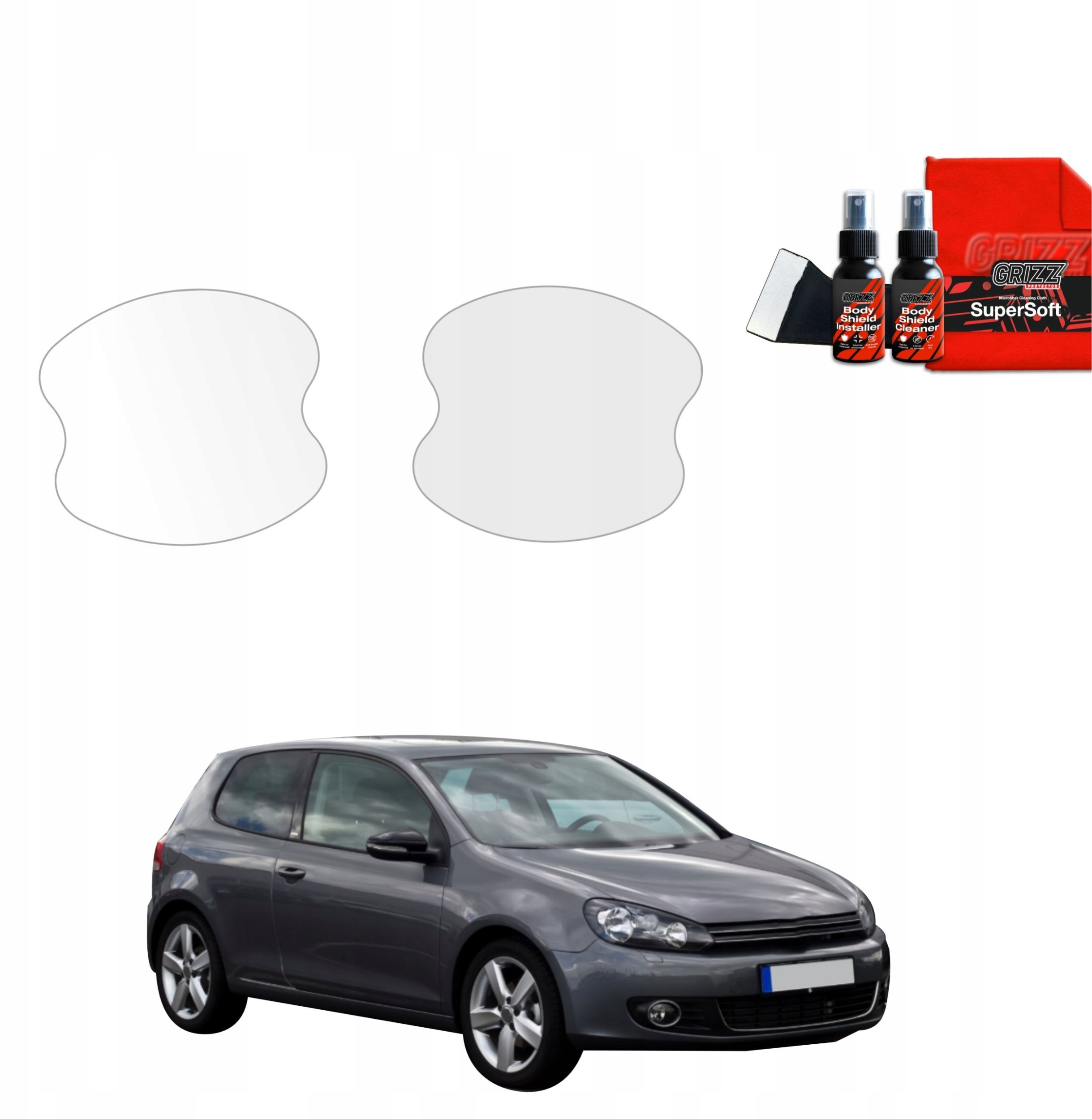GrizzGlass   pod klamki BodyShield do Volkswagen